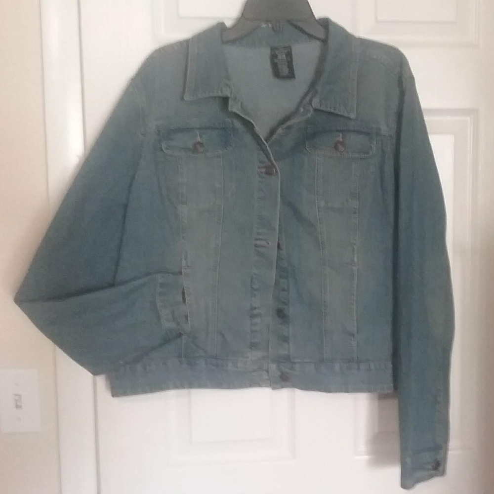 Faded Glory waist length Jean Jacket
